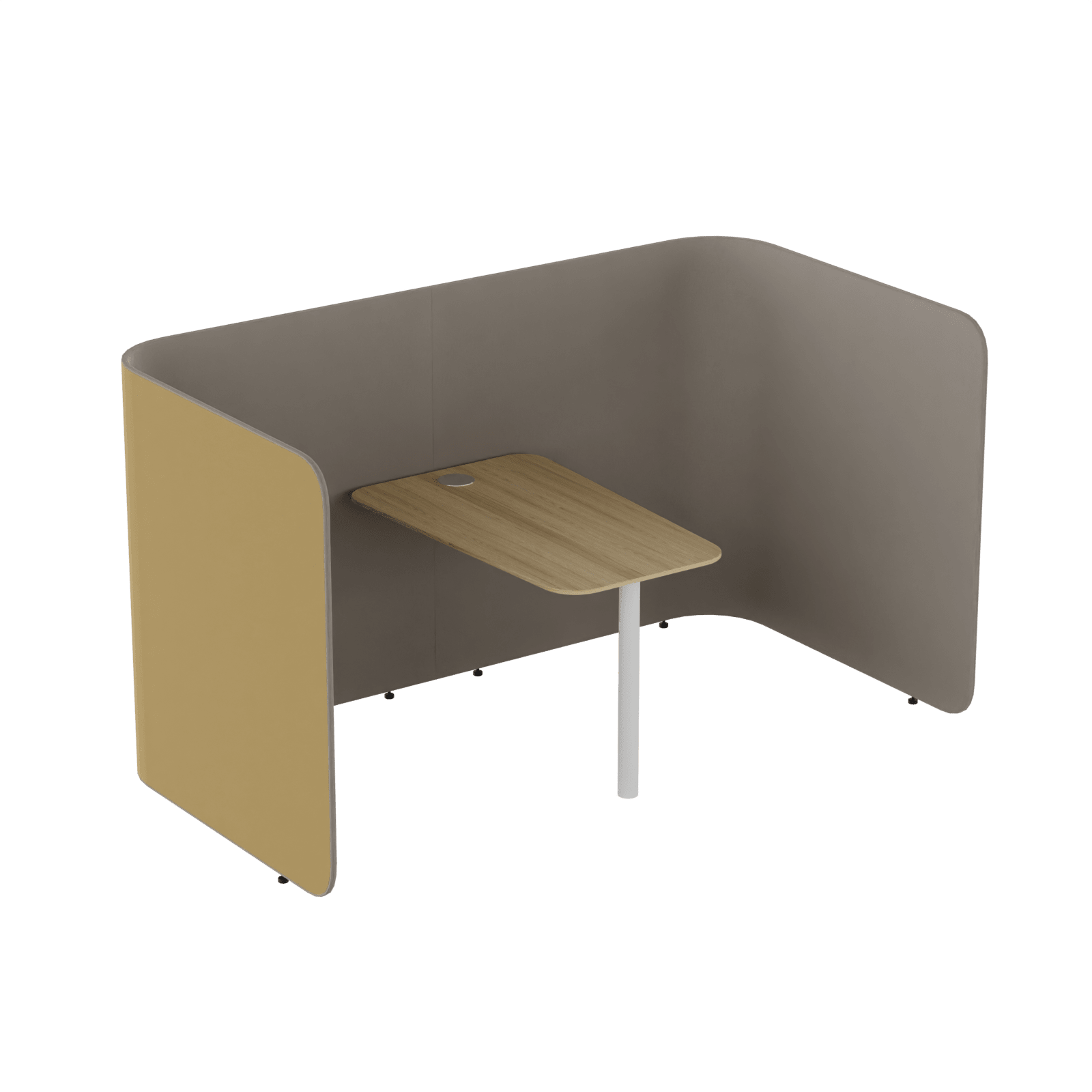 PodMeeting Cove - Neuvotteluryhmä, U-mallinen seinäke ja pöytä tuotekuva