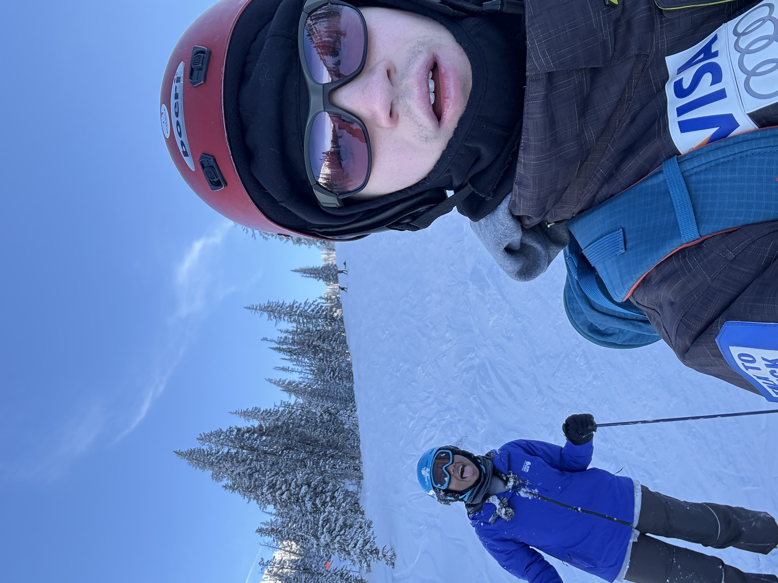 yeah I went skiing in the Tetons