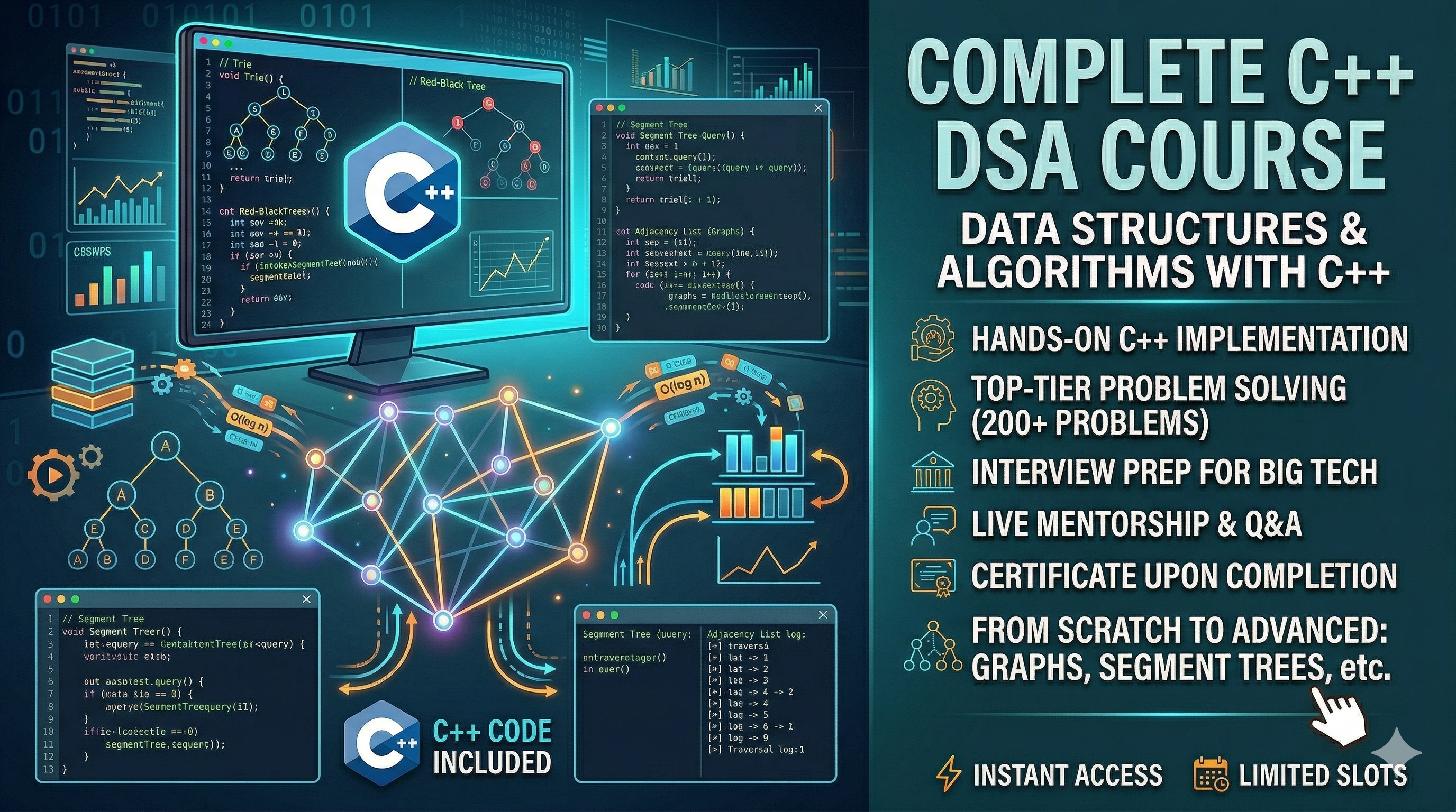 Data Structures and Algorithms with C++(By. Aditya)