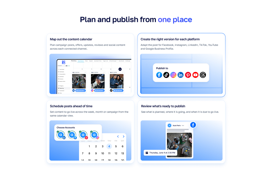 Planner website page