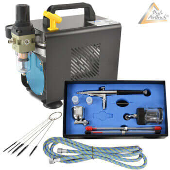 Airbrush Kompressor Set bei Amazon ansehen