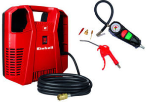 Einhell TC-AC 190/8 Kit samt Zubehör bei Amazon anschauen Roter Einhell TC-AC 190/8 Kit.