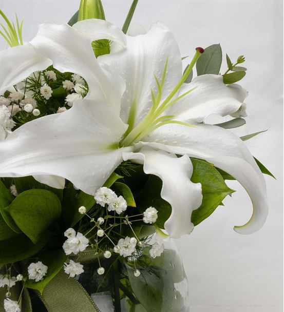 Bulutların Dansı Mis Kokulu Beyaz Lilyumlar-thumb-3