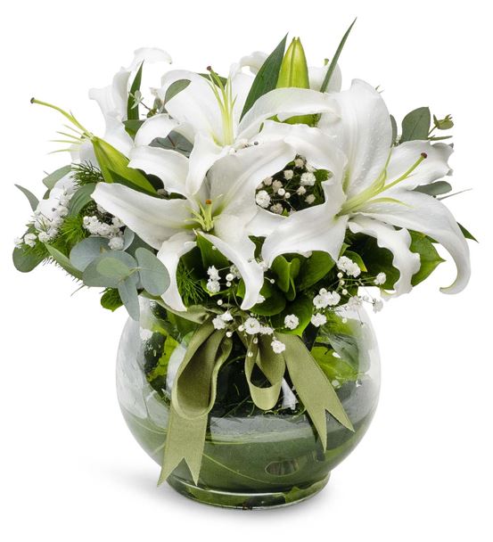 Bulutların Dansı Mis Kokulu Beyaz Lilyumlar