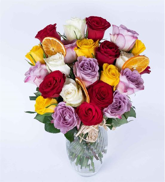 Carignan Serisi Couple Goals Renkli Tasarım Güller - hover