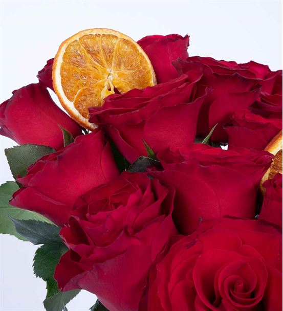 Carignan Serisi Lovable 19 Kırmızı Gül Aranjmanı-thumb-2