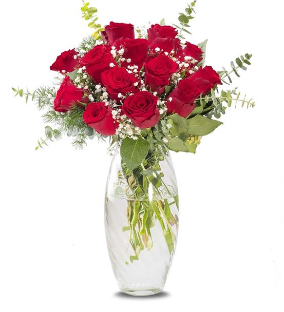 Eşsiz Aşk 13 Kırmızı Gül Aranjmanı