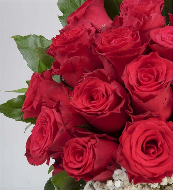 Kalplerin Kraliçesi 21 Kırmızı Güller Aranjmanı - hover