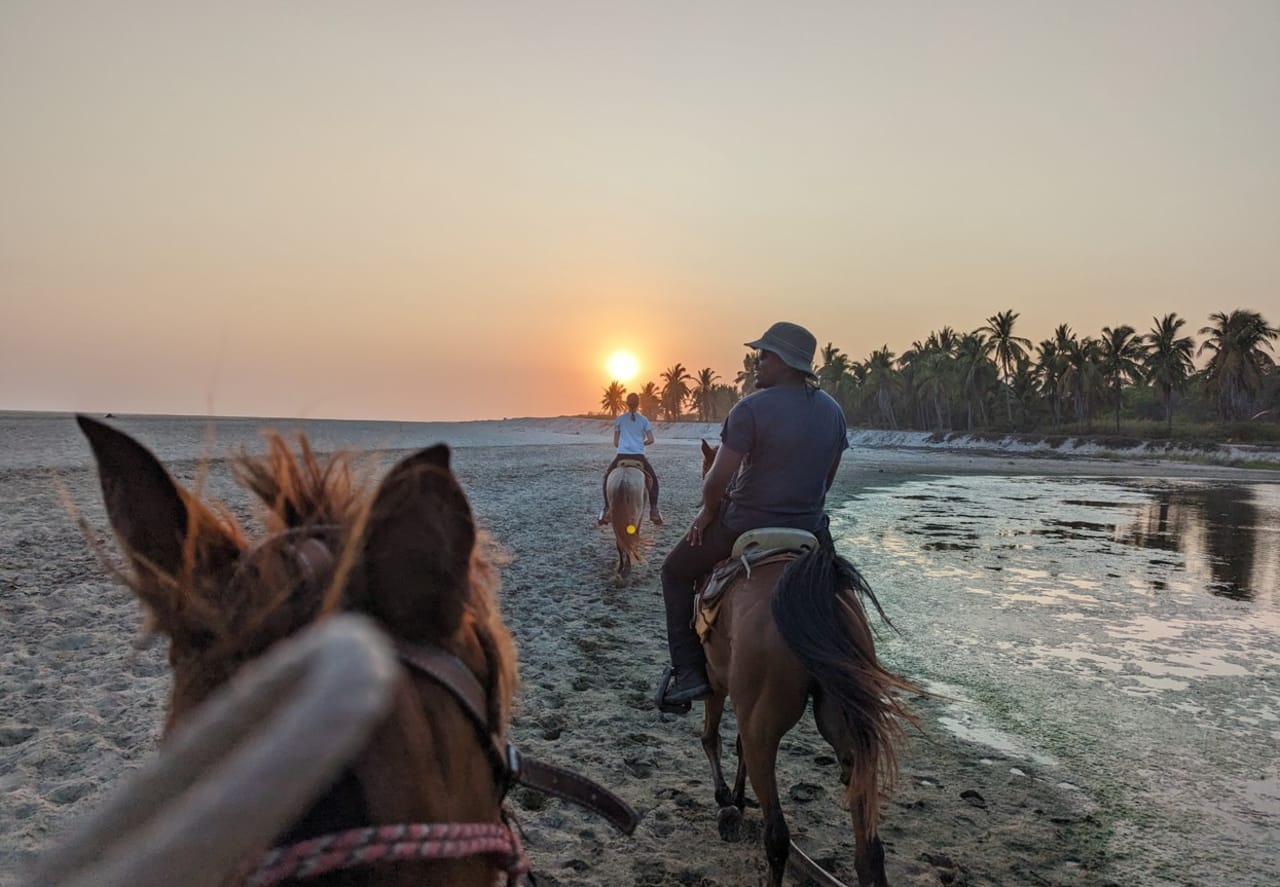 Sunset Horseback Riding