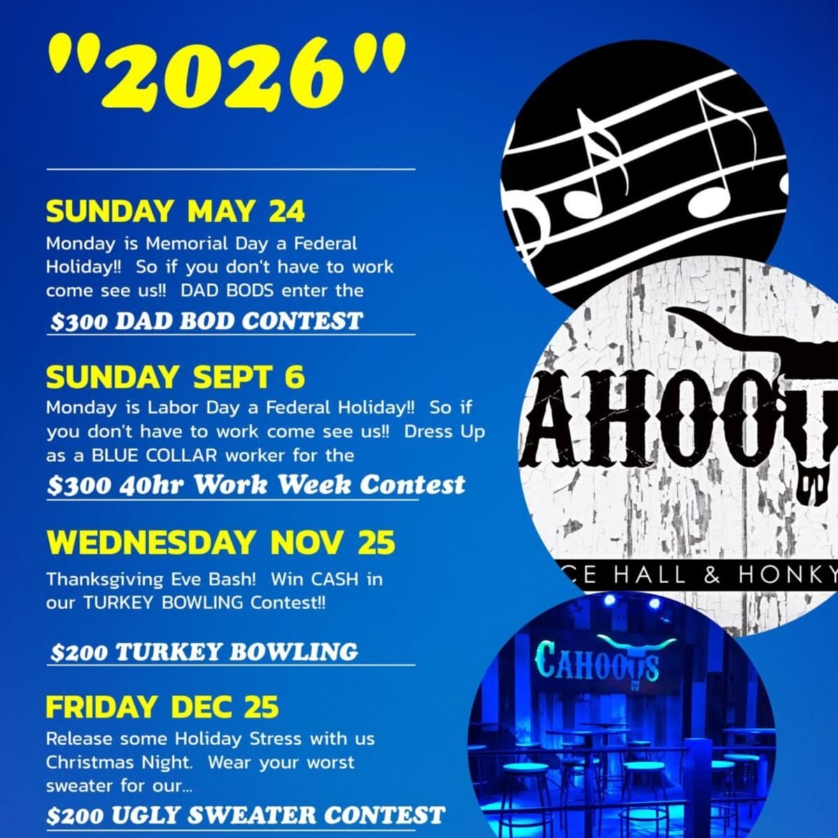 Cahoots Dancehall and Honkytonk, Lebanon, TN