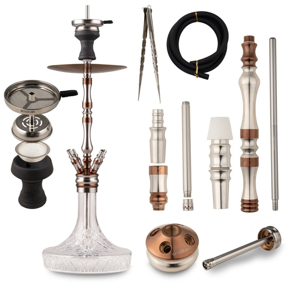 Smokah Royal Edelstahl Shisha Bronze
