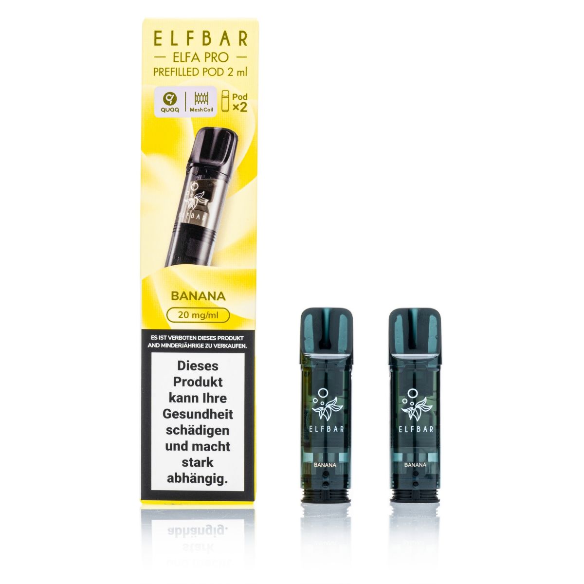 ELFBAR ELFA Pro - Banana - 2ml Pods / 2 Stück