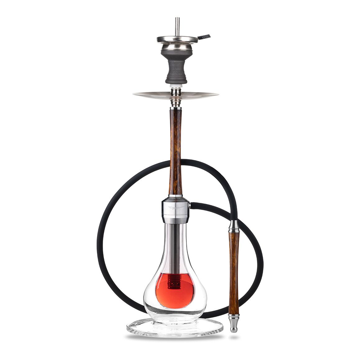 Alligator Professional Shisha Edelstahl Braun