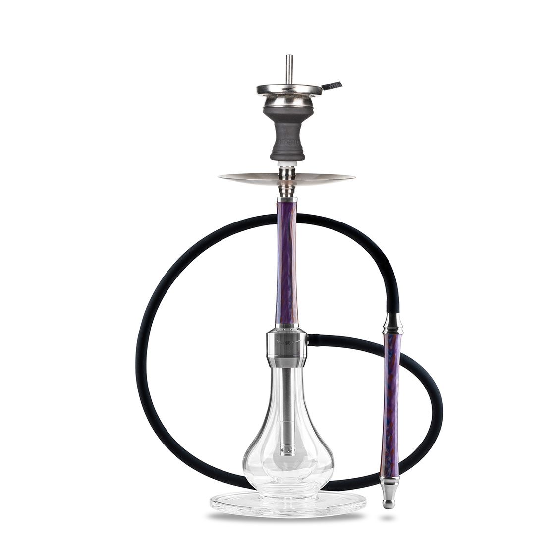Alligator Professional Shisha Edelstahl Lila