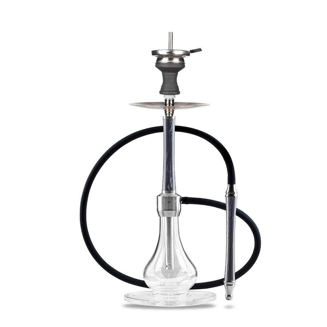 Alligator Professional Shisha Edelstahl Schwarz