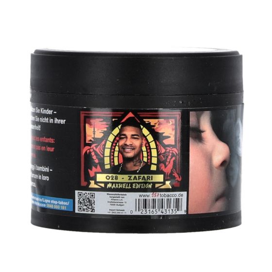 187 STRASSENBANDE SHISHA TABAK – ZAFARI 200G