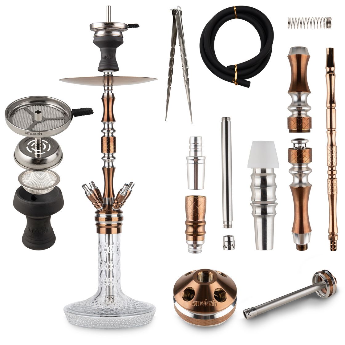 Smokah Marina Shisha Edelstahl Bronze