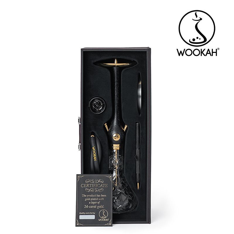 24K Gold-Plated WOOKAH Olives Nox Set