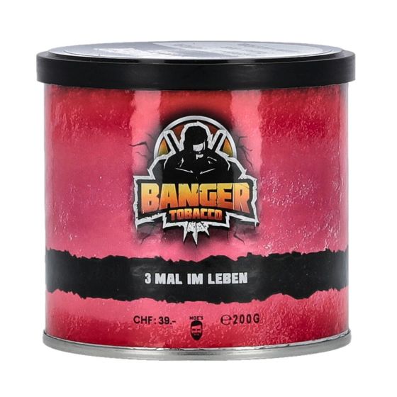 BANGER SHISHA TABAK – 3 MAL IM LEBEN 200G Maracuja, Ananas, Mango