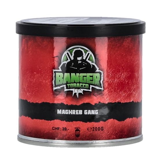 BANGER SHISHA TABAK – MAGHREB GANG 200G Süsser Apfel, Erdbeere
