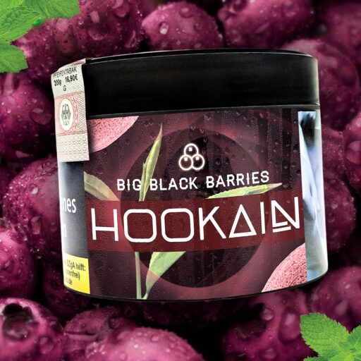 Hookain Shisha Tabak – Big Black Barries (200g)