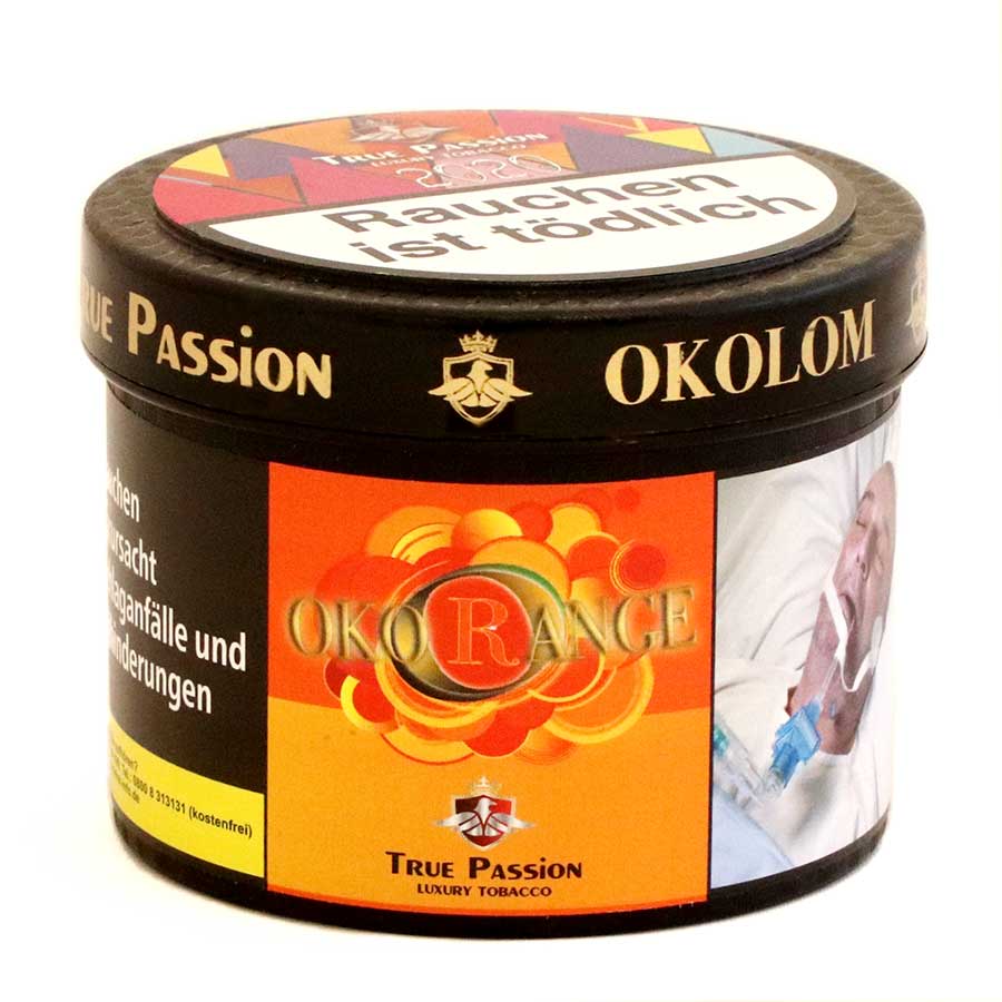 True Passion Shisha Tabak – Okorange (200g)