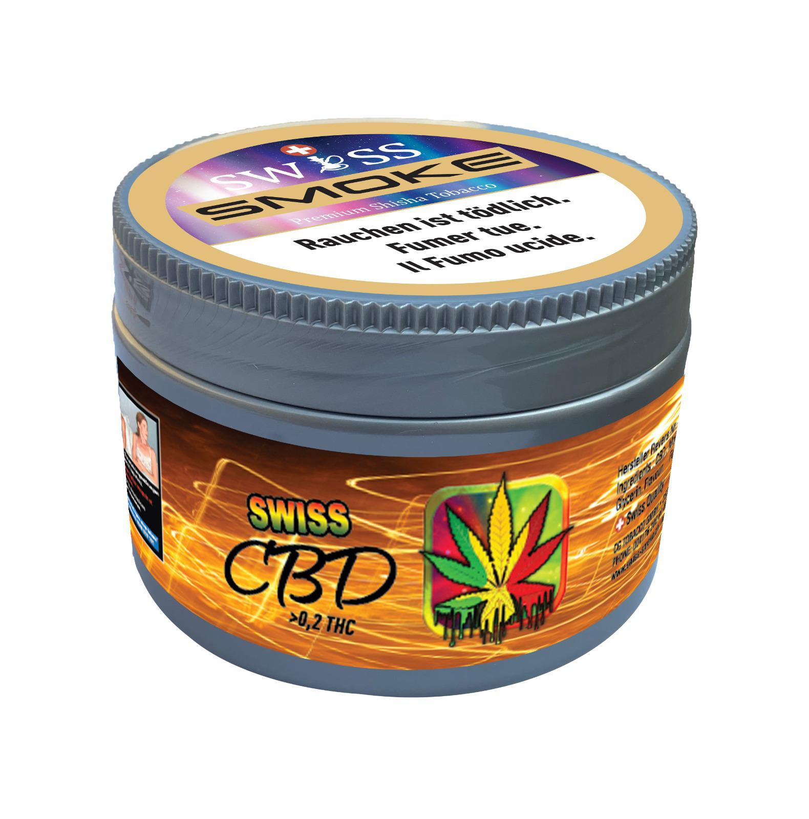 Swiss Smoke Shisha Tabak – Swiss CBD (200g)