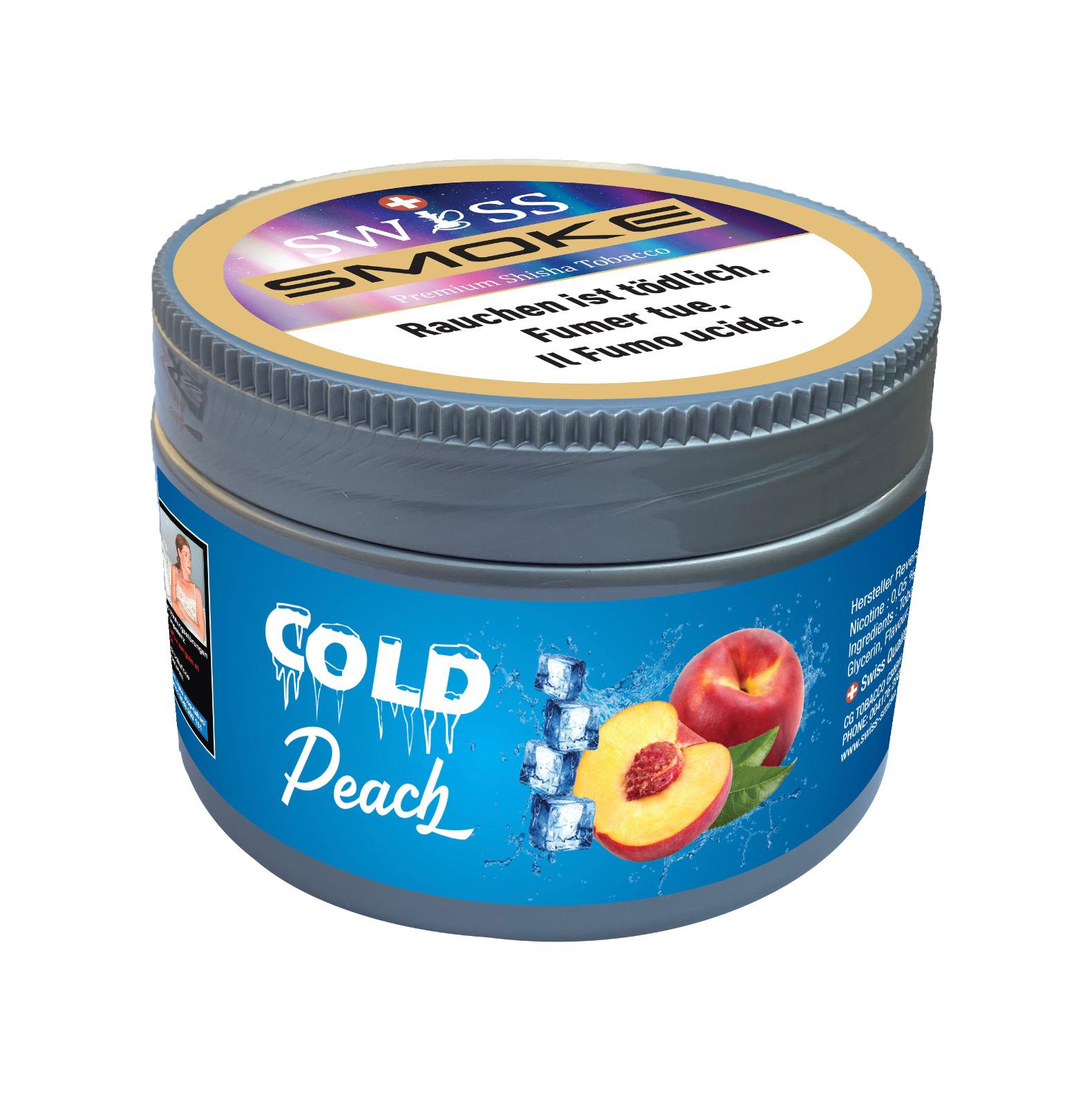 Swiss Smoke Shisha Tabak – Cold Peach (200g)