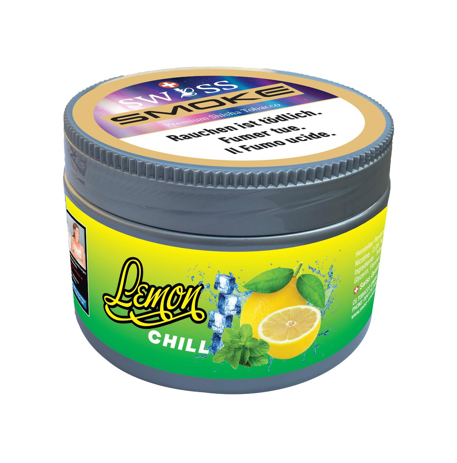Swiss Smoke Shisha Tabak – Lemon Chill (200g)