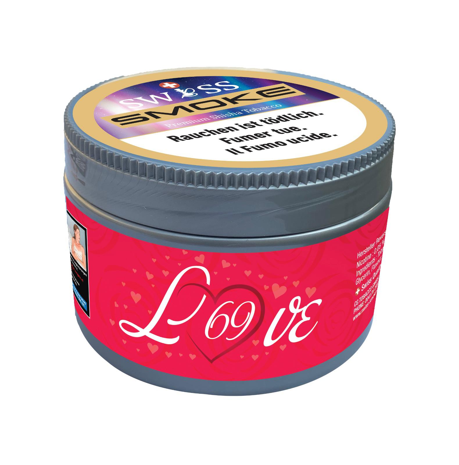 Swiss Smoke Shisha Tabak – Love 69 (200g)