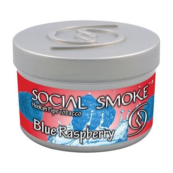 Social Smoke Shisha Tabak – Blue Raspberry (250g)
