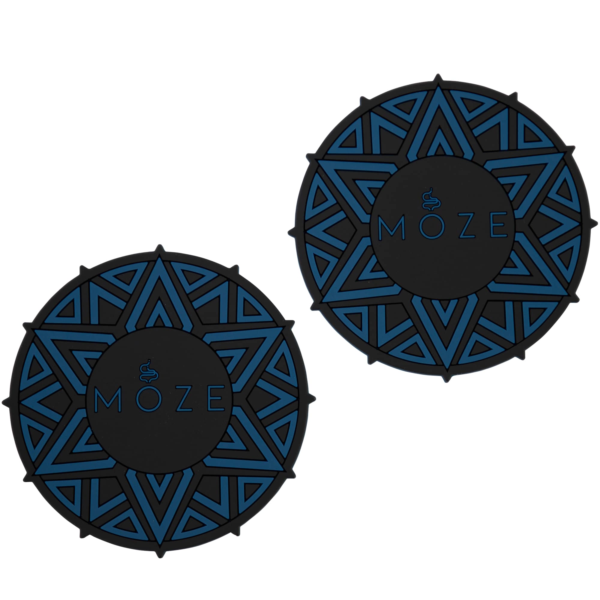 Moze Getränkuntersetzer (2er Set) – Blue