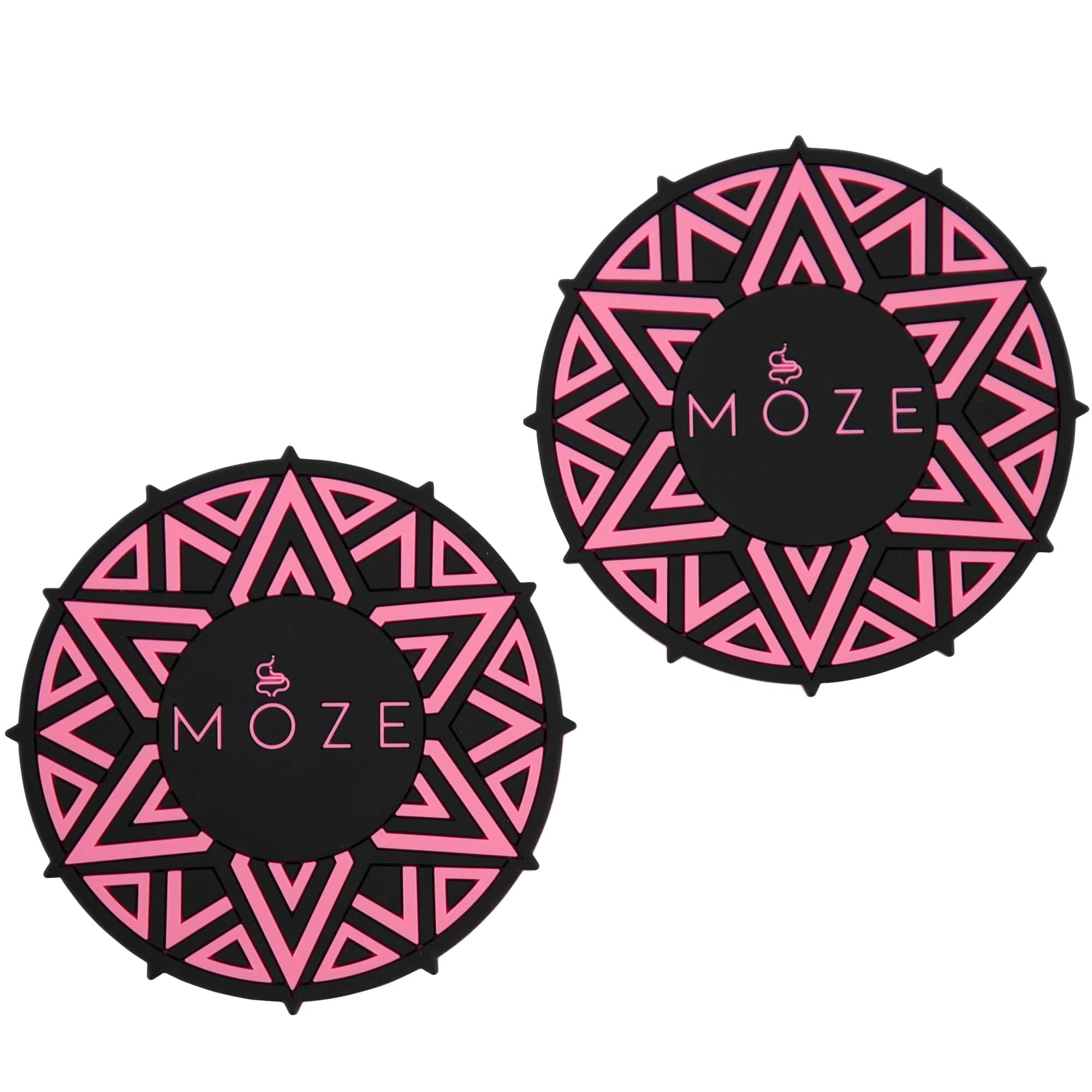 Moze Getränkuntersetzer (2er Set) – Pink