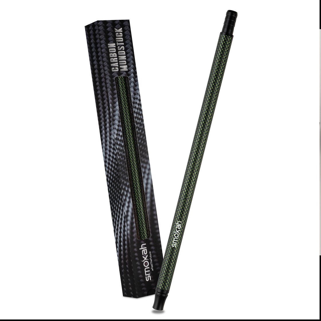 (SM-21012) Smokah Carbon Mundstück Mat Grün Line