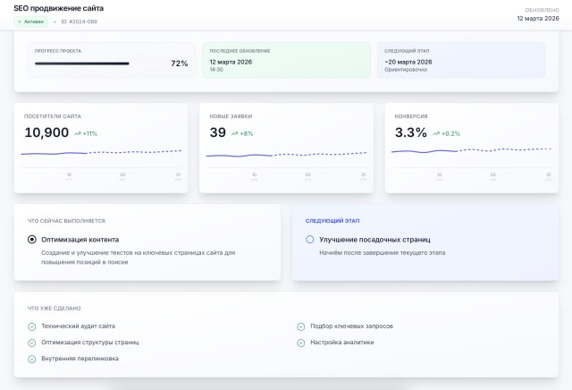 Скриншот следующего шага