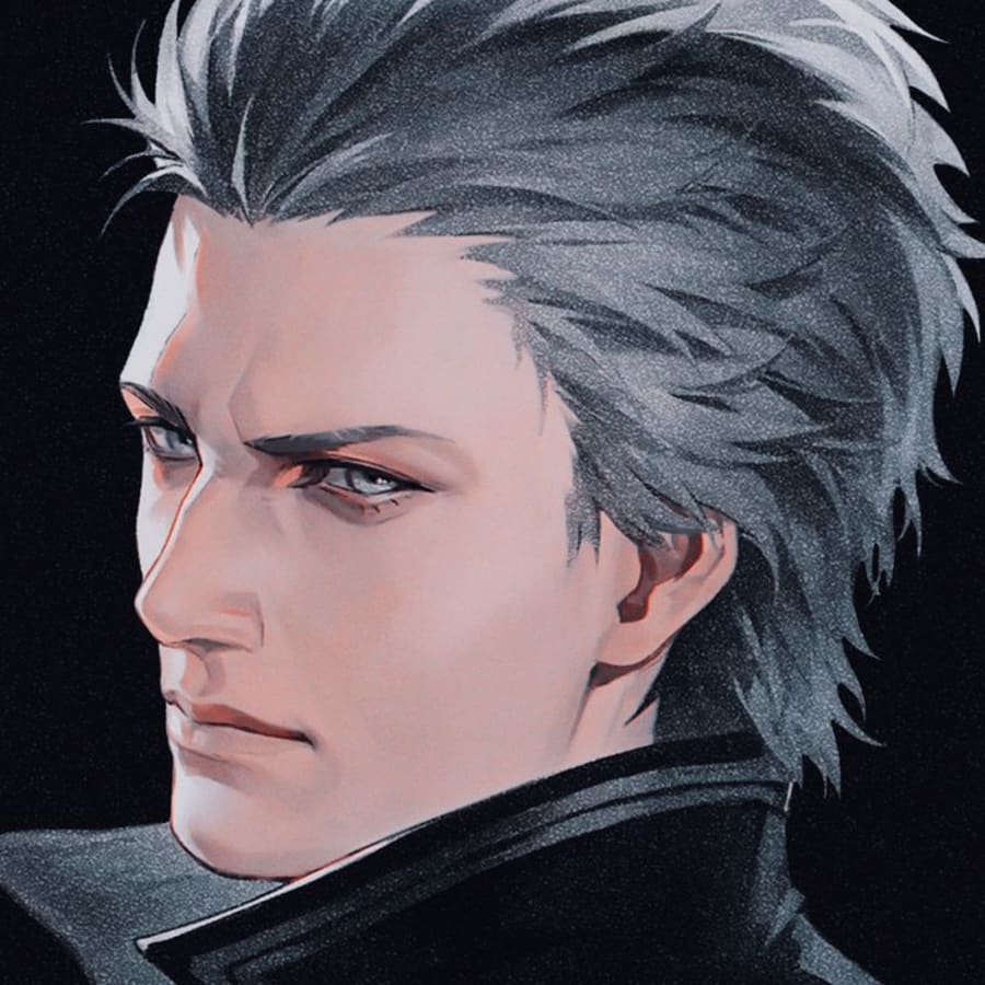 Games matching profile picture pair titled “Dante Vergil Serious Pair”, right side