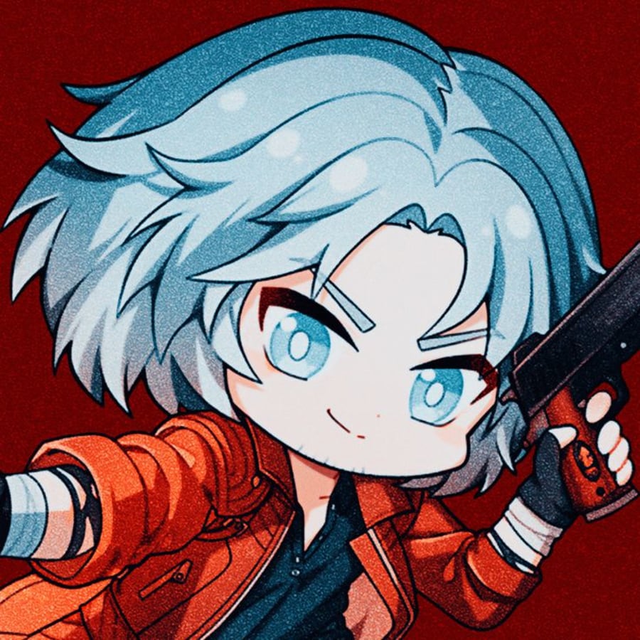 Games matching profile picture pair titled “Dante Vergil Chibi Pair”, left side