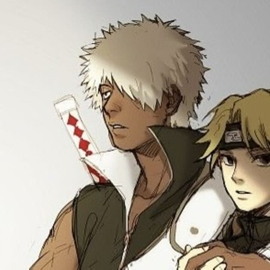 Lgbtq matching profile picture pair titled “Darui C Pair”, left side