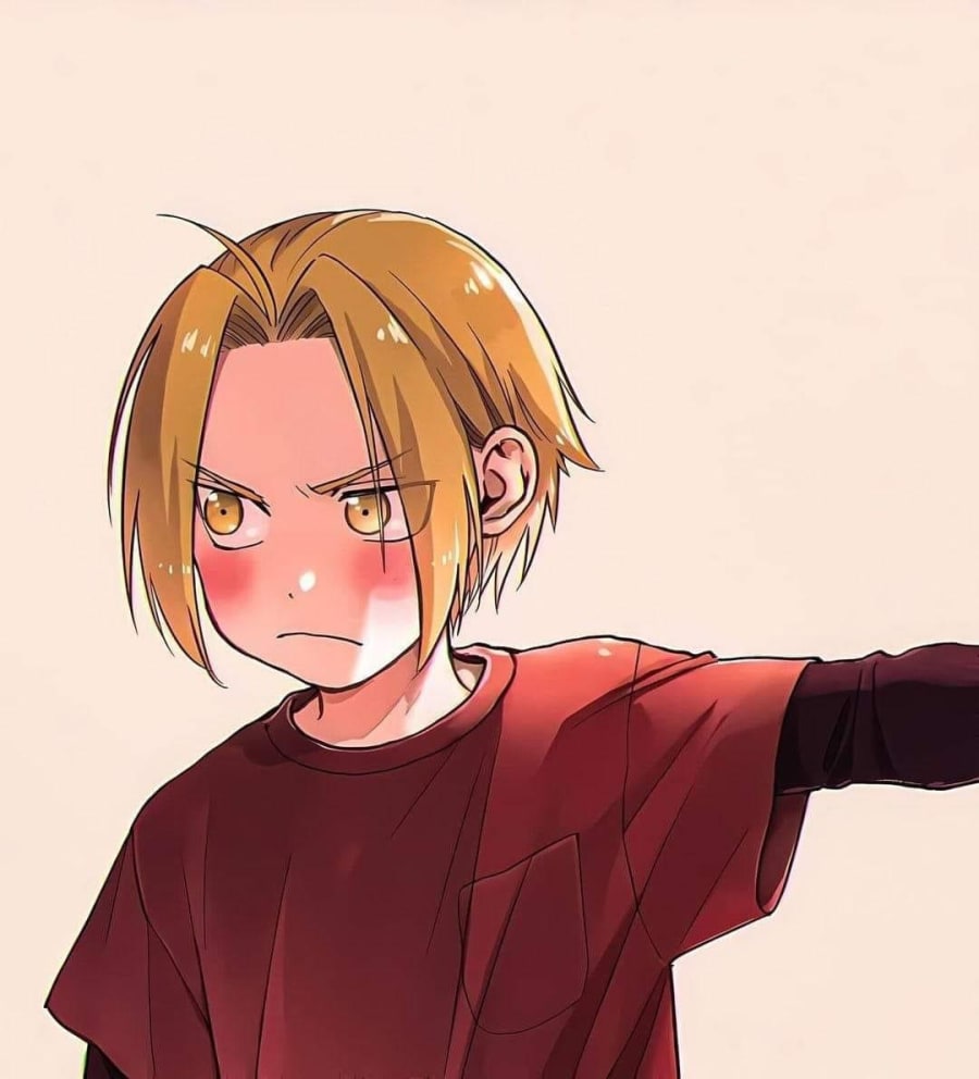 Anime matching profile picture pair titled “Edwinry Pair”, left side