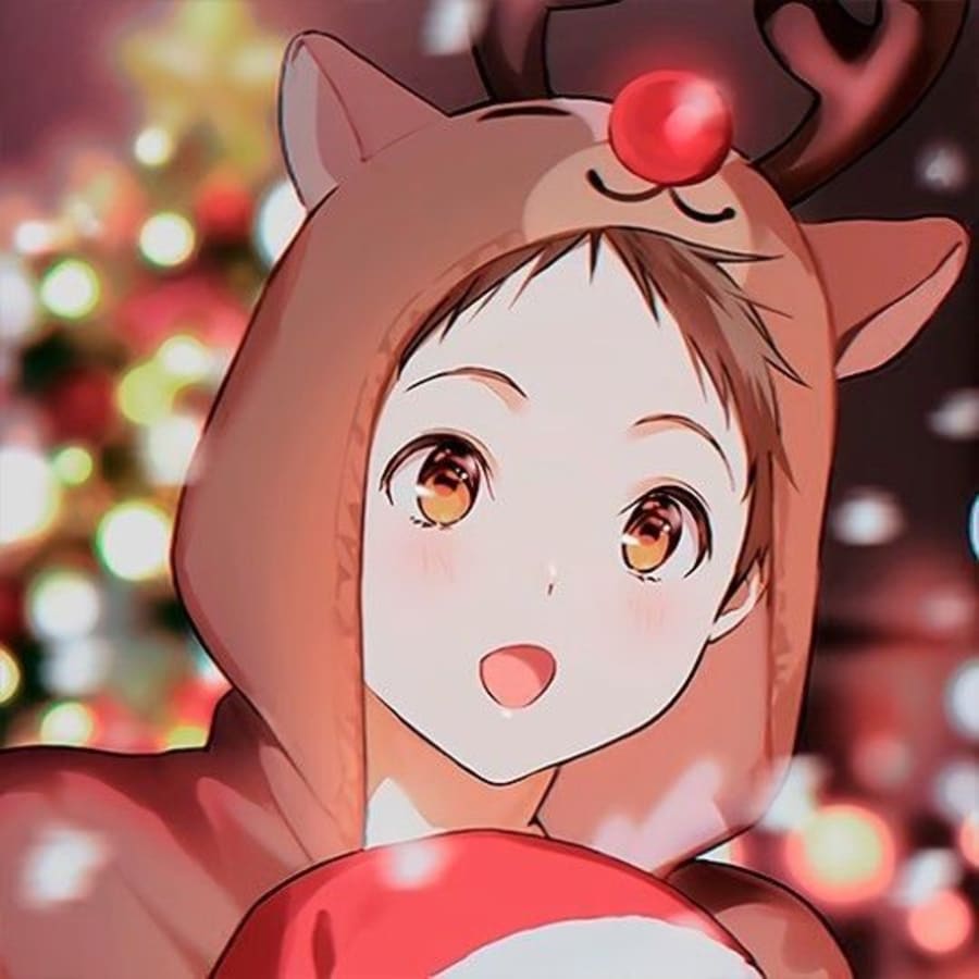 Anime matching profile picture pair titled “Fukube Ibara Pair”, left side