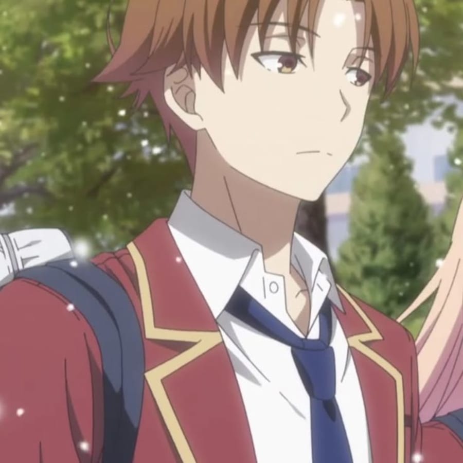 Anime matching profile picture pair titled “Ichinose Ayanokouji Pair”, left side