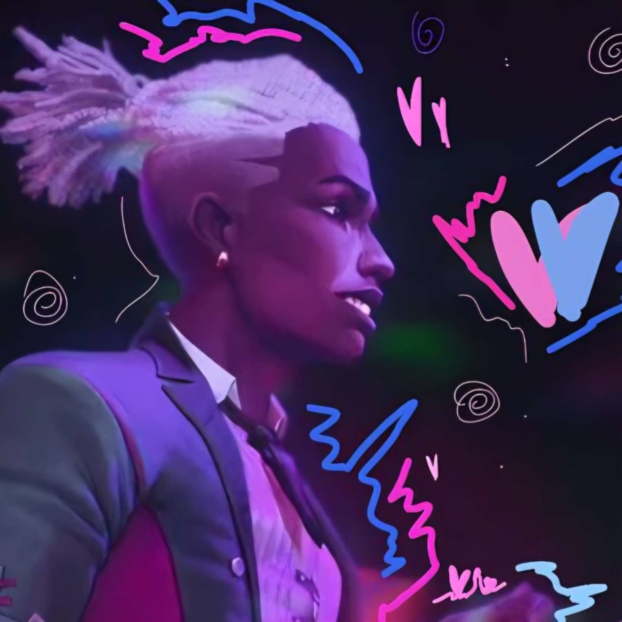 Cartoons matching profile picture pair titled “Jinx Ekko Pair”, left side