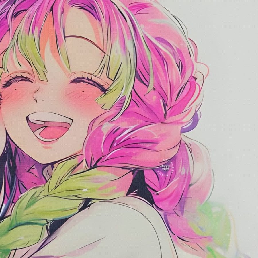 Anime matching profile picture pair titled “Kanae Mitsuri Pair”, right side