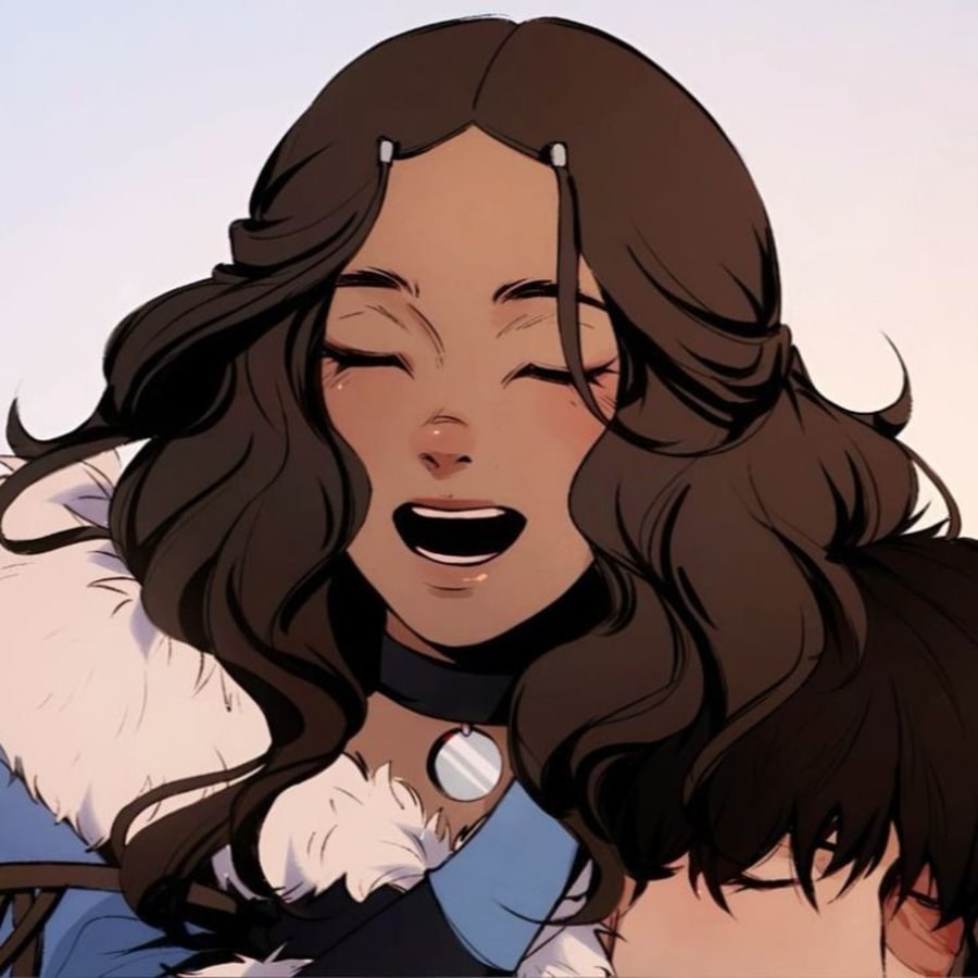 Cartoons matching profile picture pair titled “Katara Zuko Pair”, left side