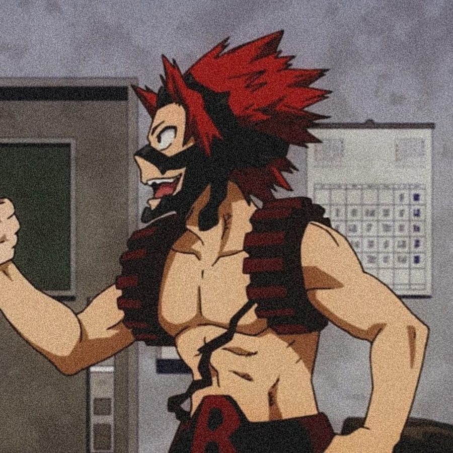 Anime matching profile picture pair titled “Kirishima Tetsutetsu Pair”, right side