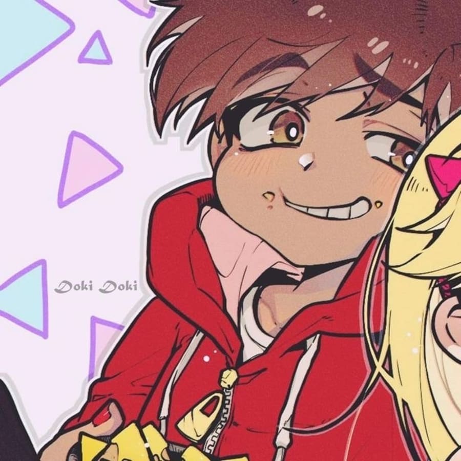 Cartoons matching profile picture pair titled “Marco Star Pair”, left side