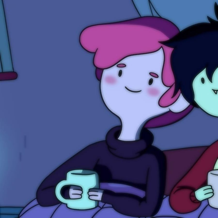 Cartoons matching profile picture pair titled “Marshall Lee And Prince Gumball Pair”, left side
