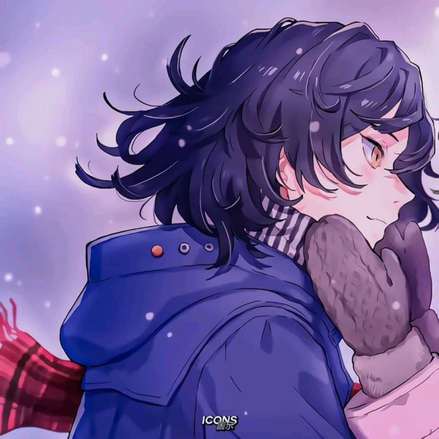 Anime matching profile picture pair titled “Obanai Mitsuri Pair”, left side