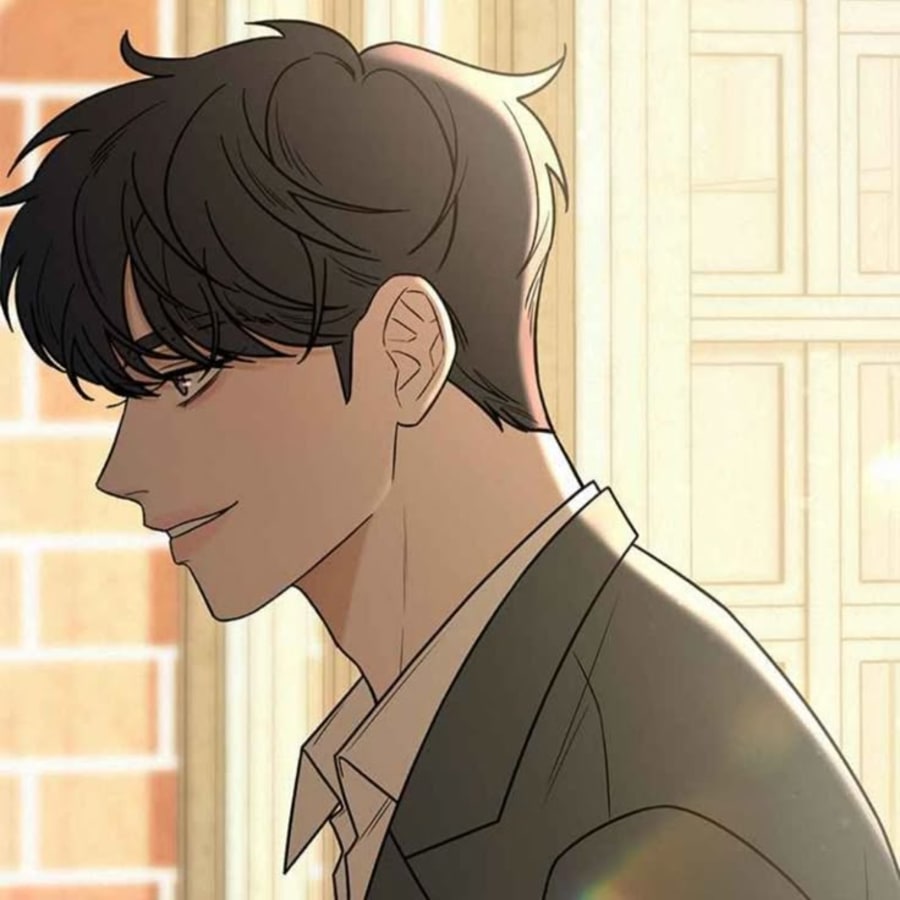 Anime matching profile picture pair titled “Operation True Love Pair”, right side