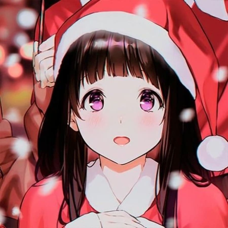 Anime matching profile picture pair titled “Oreki Chitanda Pair”, left side